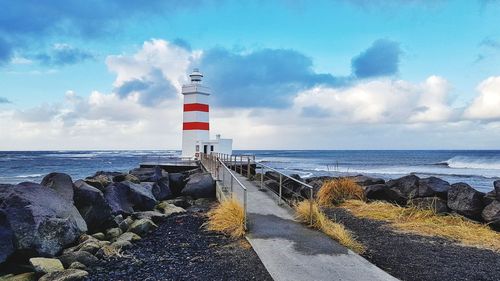 Lighthouse in iceland