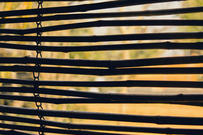 Full frame shot of metal structure
