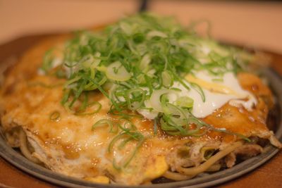 Close-up of food in plate