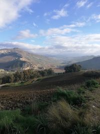 Scenic view of landscape against sky