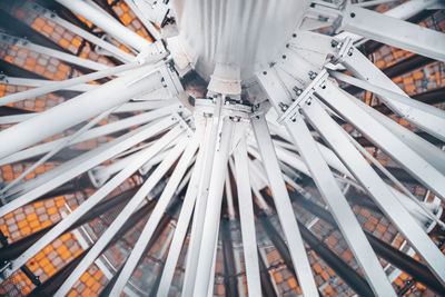 High angle view of machinery