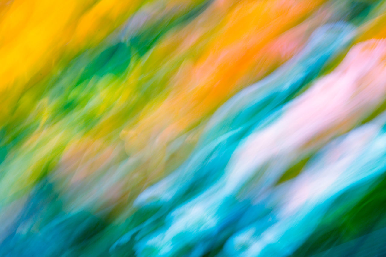 FULL FRAME SHOT OF MULTI COLORED ABSTRACT WATER