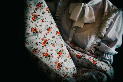 Low section of woman standing on floor