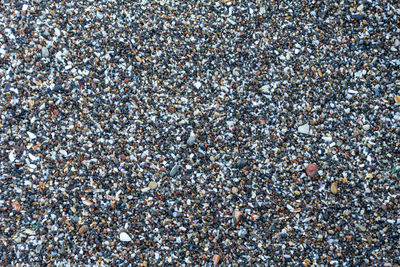 Full frame shot of pebbles on beach