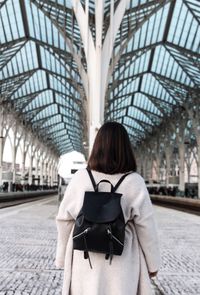 Woman looking at camera