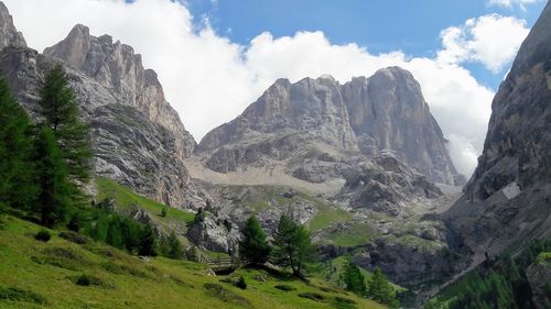 Scenic view of mountains