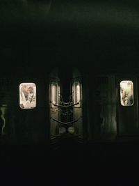 View of the dark