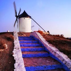Windmill at consuegra, la mancha, spain.