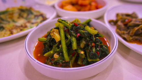 Close-up of salad in bowl