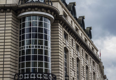 Low angle view of building against sky