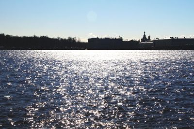 View of city at waterfront