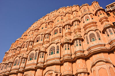 Low angle view of historical building against sky