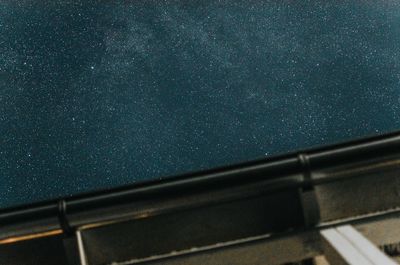 Low angle view of stars against sky at night