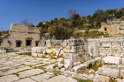 Ruins of ancient city elaiussa sebaste