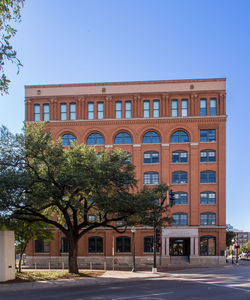 The texas school book depository, aka the dallas county administration building in dallas, texas.