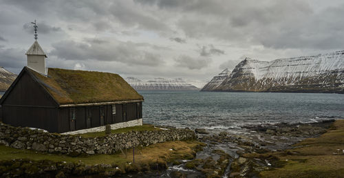 Church watching a fjord