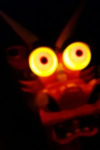 Close-up of illuminated light painting