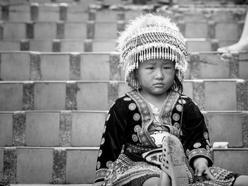 Portrait of smiling young woman