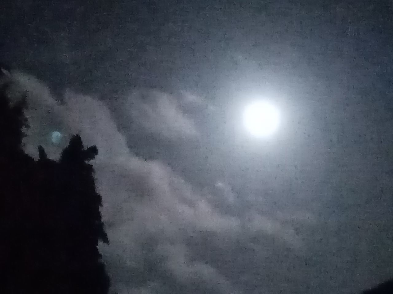 moon, night, sky, moonlight, darkness, cloud, nature, full moon, dark, no people, astronomical object, low angle view, outdoors, beauty in nature, silhouette, illuminated