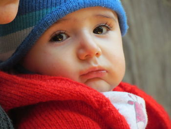 Close-up portrait of boy