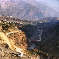 Scenic view of mountains