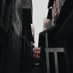 Low angle view of residential buildings