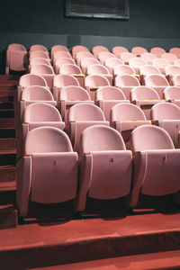 Empty seats at the theatre