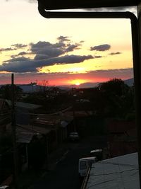View of sunset
