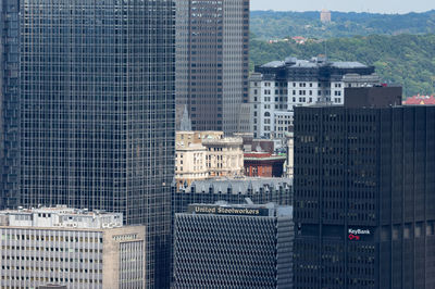 Buildings in city