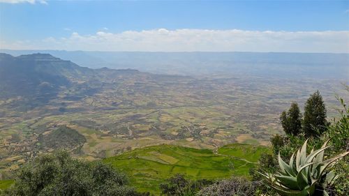 Scenic view of landscape against sky