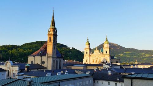 View of church against clear sky