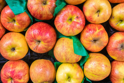 Full frame shot of apples