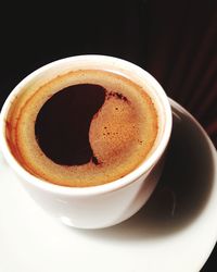 Close-up of coffee on table