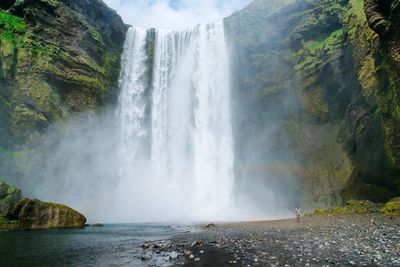 View of waterfall