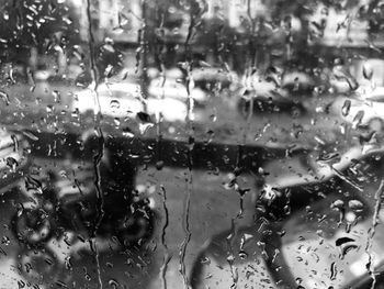 Full frame shot of glass window