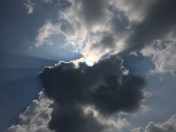 Storm clouds in sky