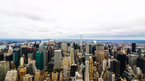 High angle view of cityscape