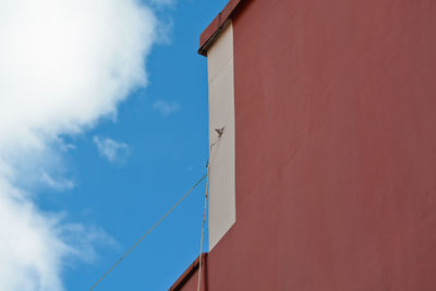 Low angle view of building against sky