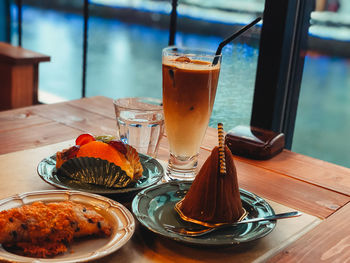 Close-up of drink on table