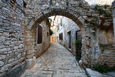 Entrance of old building