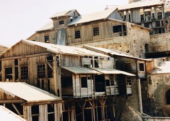 Exterior of houses in town