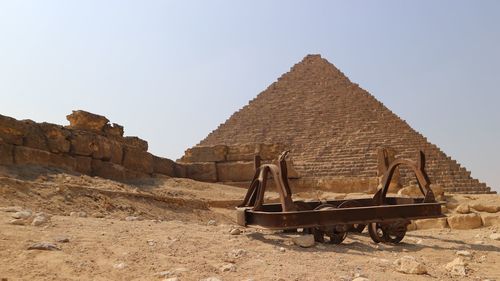 Old ruin building in desert