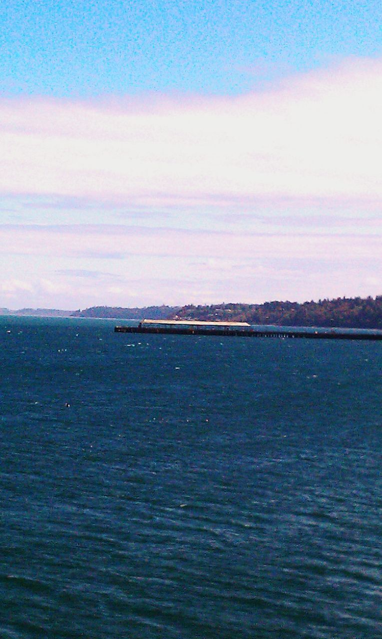 SCENIC VIEW OF SEA AGAINST BLUE SKY