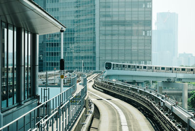 View of modern building in city