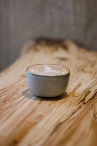 Close-up of coffee on table