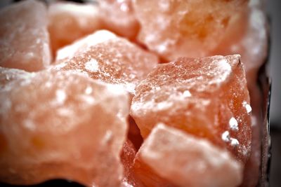 Close-up of rock salt