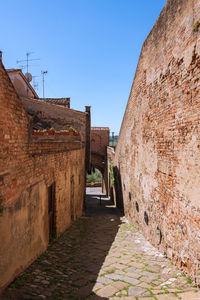 Old ruins against clear sky