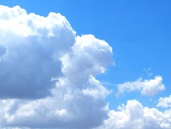 Low angle view of clouds in sky