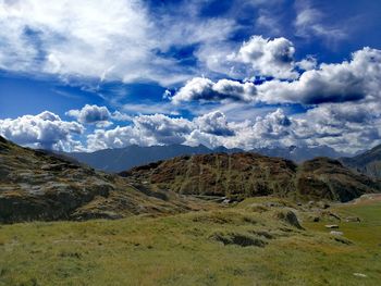 Scenic view of landscape against sky