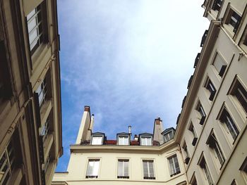 Low angle view of building against sky